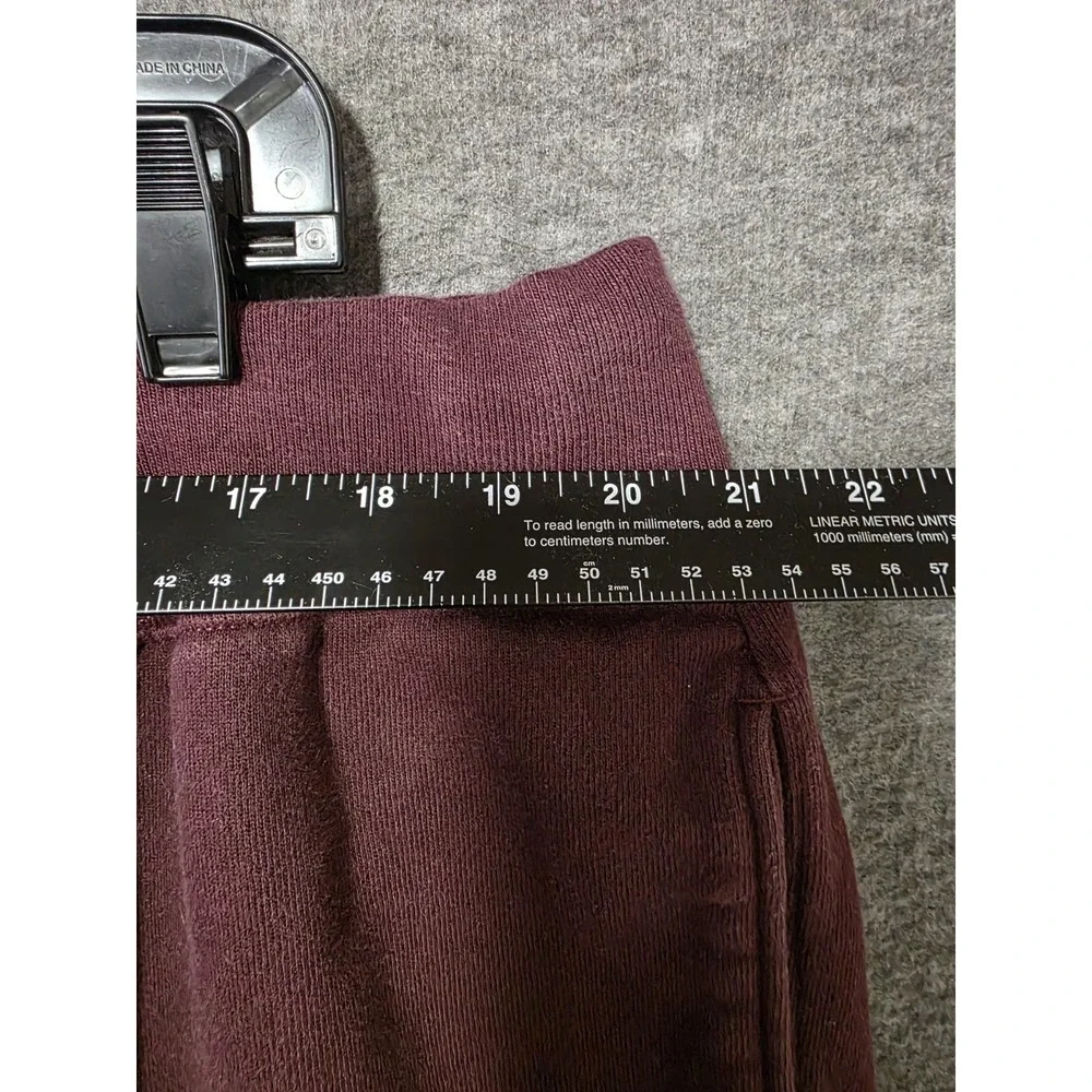 Vtg Champion Reverse Weave Jogger Sweatpants Maroon Men's 3XL GF01